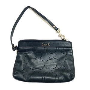 Coach Leather Wristlet